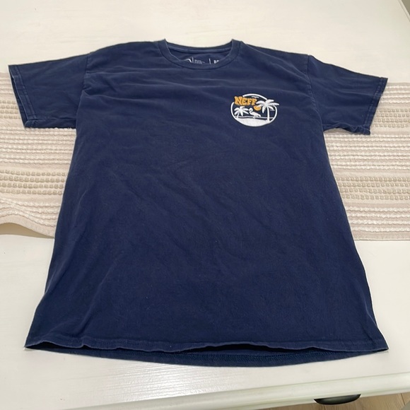T-shirt Manches Longues Neff Mountain Coton Homme Bleu Marine M
